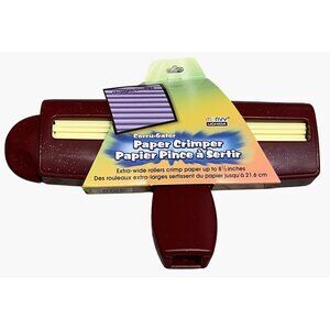 Uchida Corru-Gator  Paper Crimper For Crafting & Scrapbooking 8 1/2" Straight